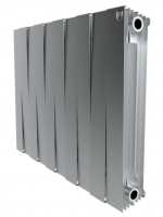 Биметаллический радиатор Royal Thermo PianoForte 500/Silver Satin 10 секции