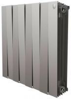 Биметаллический радиатор Royal Thermo PianoForte 500/Silver Satin 8 секции